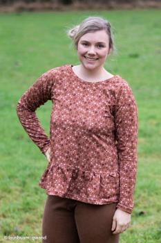 Preview: Baumwolljersey Winterbloom Blush by Christiane Zielinski aus dem Hause Swafing